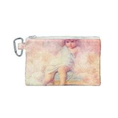 Baby In Clouds Canvas Cosmetic Bag (Small)