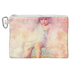 Baby In Clouds Canvas Cosmetic Bag (XL)