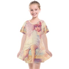 Baby In Clouds Kids  Smock Dress