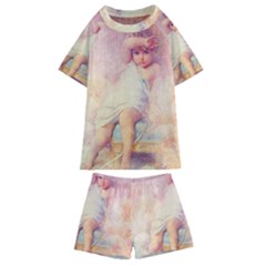 Baby In Clouds Kids  Swim Tee and Shorts Set