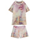 Baby In Clouds Kids  Swim Tee and Shorts Set View1