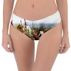 Lady And Scenery Reversible Classic Bikini Bottoms by vintage2030