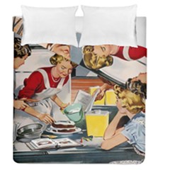 Retro Baking Duvet Cover Double Side (queen Size) by vintage2030