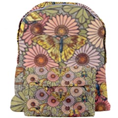 Flower And Butterfly Giant Full Print Backpack by vintage2030