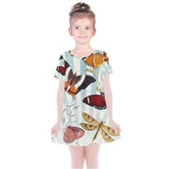 Butterfly 1064147 960 720 Kids  Simple Cotton Dress by vintage2030