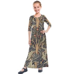 Design 1331489 1920 Kids  Quarter Sleeve Maxi Dress by vintage2030