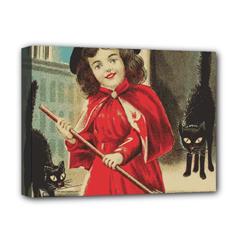 Haloweencard3 Deluxe Canvas 16  X 12  (stretched) 