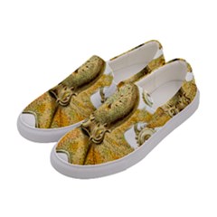 Gold Octopus Women s Canvas Slip Ons by vintage2030