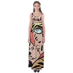 Retrocouplekissing Empire Waist Maxi Dress by vintage2030