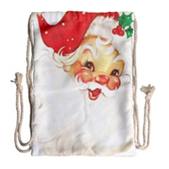 Santa Claus 1827265 1920 Drawstring Bag (large) by vintage2030