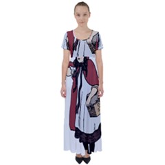 Basket 2029558 1280 High Waist Short Sleeve Maxi Dress