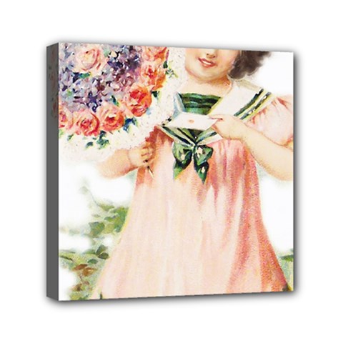 Girl 1731727 1920 Mini Canvas 6  X 6  (stretched) by vintage2030