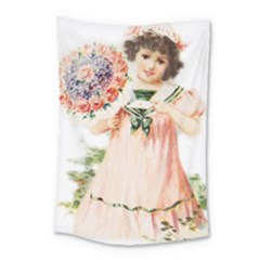 Girl 1731727 1920 Small Tapestry by vintage2030