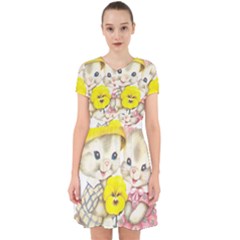 Rabbits 1731749 1920 Adorable In Chiffon Dress by vintage2030