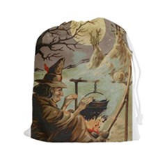 Witch 1461958 1920 Drawstring Pouch (xxl) by vintage2030