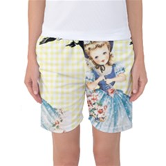 Girl 1370912 1280 Women s Basketball Shorts