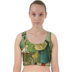 Postcard 1348470 1920 Velvet Racer Back Crop Top