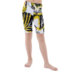 Cat 1348502 1920 Kids  Mid Length Swim Shorts