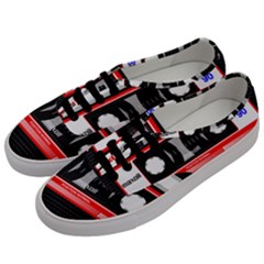 Compact Cassette Men s Classic Low Top Sneakers by vintage2030