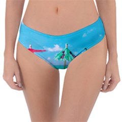 Red Chili Peppers On The Beach Reversible Classic Bikini Bottoms by FunnyCow