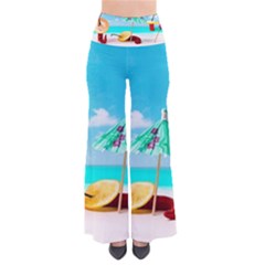 Red Chili Peppers On The Beach So Vintage Palazzo Pants by FunnyCow