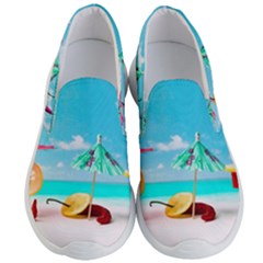 Red Chili Peppers On The Beach Men s Lightweight Slip Ons by FunnyCow