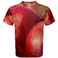 Three Red Apples Men s Cotton Tee by FunnyCow