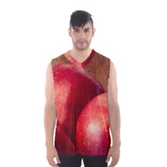 Three Red Apples Men s Basketball Tank Top by FunnyCow