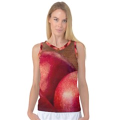 Three Red Apples Women s Basketball Tank Top by FunnyCow