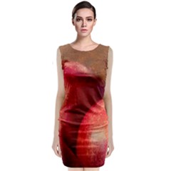 Three Red Apples Classic Sleeveless Midi Dress by FunnyCow