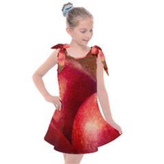 Three Red Apples Kids  Tie Up Tunic Dress by FunnyCow