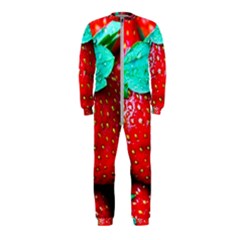 Red Strawberries Onepiece Jumpsuit (kids) by FunnyCow