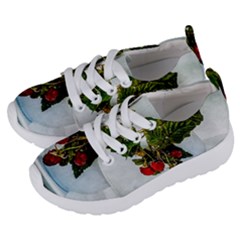 Red Raspberries In A Teacup Kids  Lightweight Sports Shoes by FunnyCow
