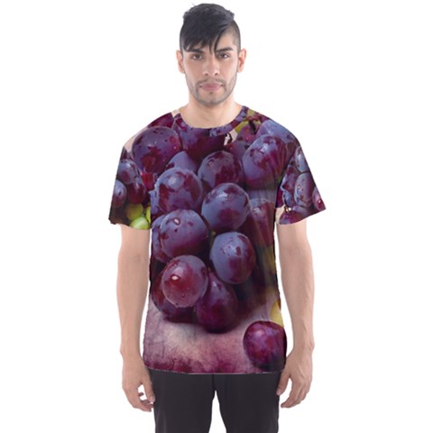 Red And Green Grapes Men s Sports Mesh Tee by FunnyCow