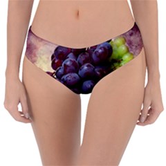 Red And Green Grapes Reversible Classic Bikini Bottoms by FunnyCow