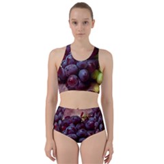 Red And Green Grapes Racer Back Bikini Set by FunnyCow