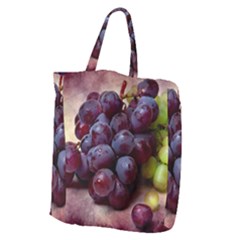 Red And Green Grapes Giant Grocery Tote by FunnyCow