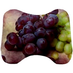 Red And Green Grapes Head Support Cushion by FunnyCow