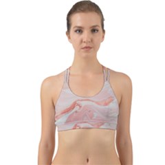 Pink Clouds Back Web Sports Bra by WILLBIRDWELL