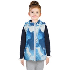 Cobalt Kid s Hooded Puffer Vest by WILLBIRDWELL