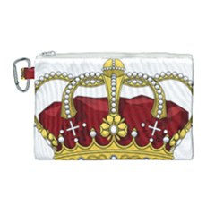 Crown 2024678 1280 Canvas Cosmetic Bag (large)