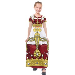 Crown 2024678 1280 Kids  Short Sleeve Maxi Dress
