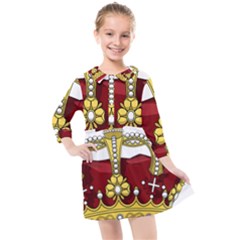 Crown 2024678 1280 Kids  Quarter Sleeve Shirt Dress