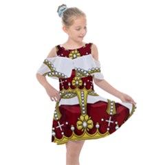 Crown 2024678 1280 Kids  Shoulder Cutout Chiffon Dress
