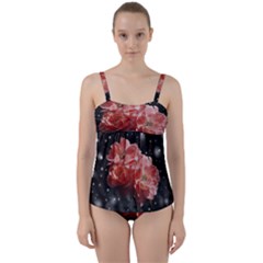 Rose 572757 1920 Twist Front Tankini Set by vintage2030