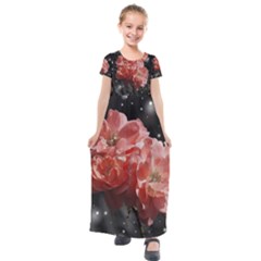 Rose 572757 1920 Kids  Short Sleeve Maxi Dress by vintage2030