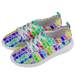 Colorful Stripes                                   Women s Lightweight Sports Shoes