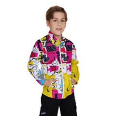 Distorted Shapes                                            Wind Breaker (kids) by LalyLauraFLM