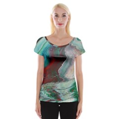 Dreams In Color Cap Sleeve Top by WILLBIRDWELL