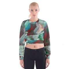 Dreams In Color Cropped Sweatshirt by WILLBIRDWELL